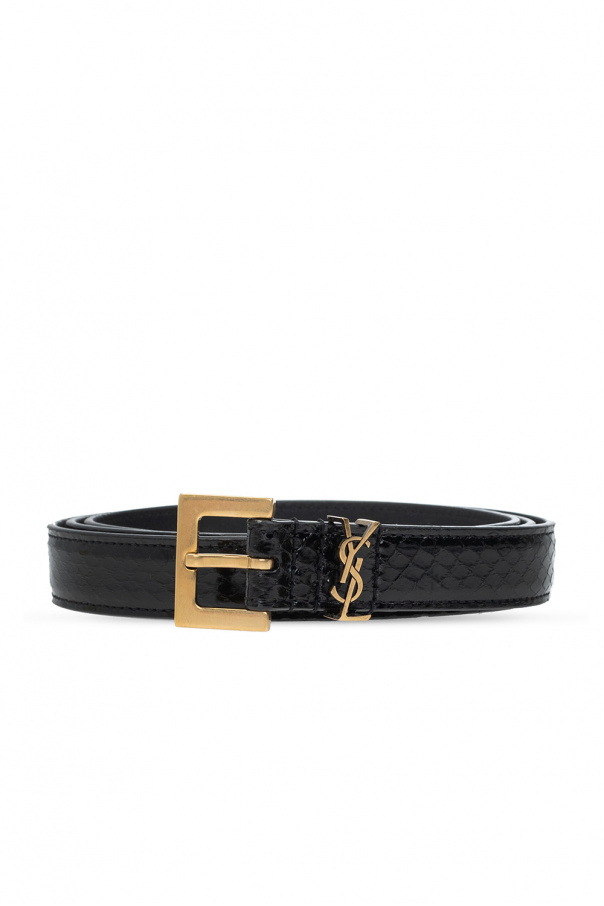 Saint Laurent Belt with logo